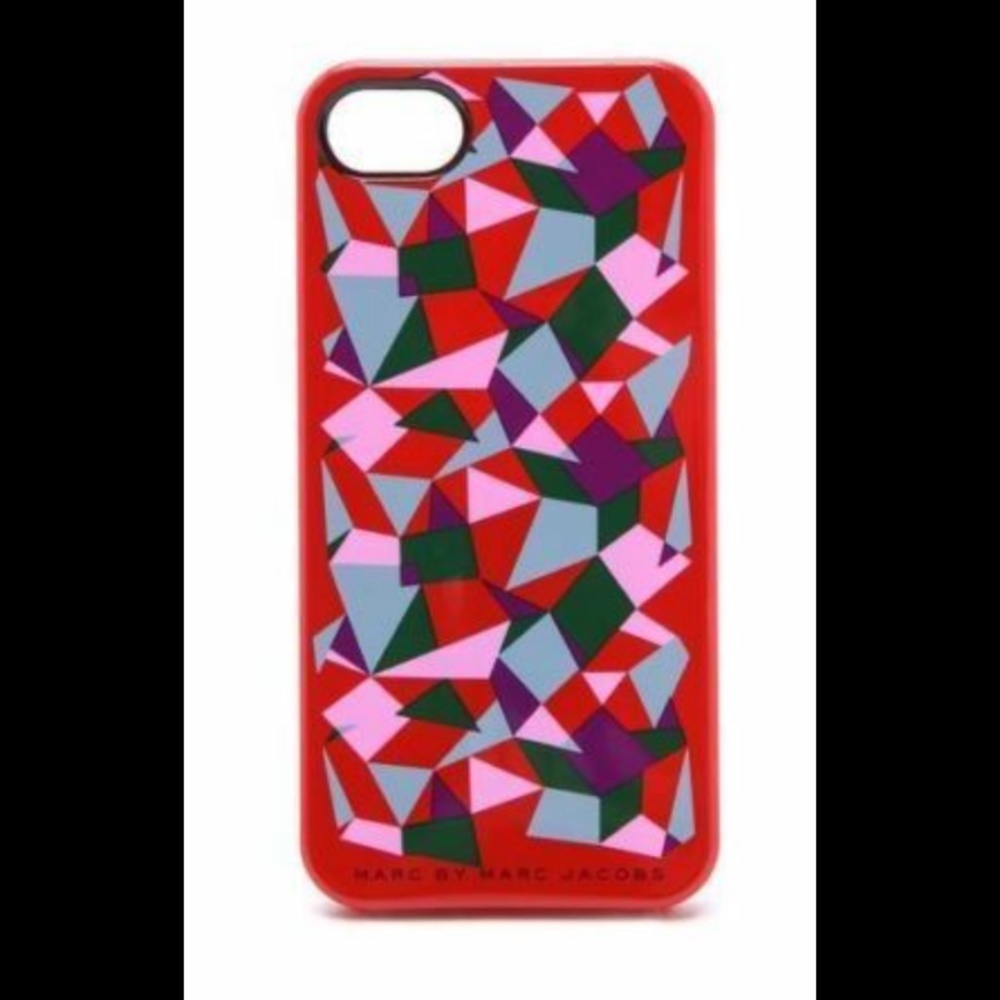 NEW Marc by Marc Jacobs Taboo Print iPhone‎ 5 Case Red Multi Color